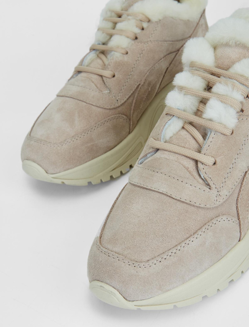 Valmenti Kadın Vizon Süet Hakiki Deri Sneakers & Spor Ayakkabı