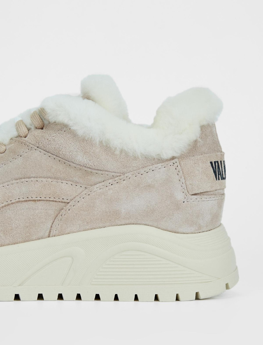 Valmenti Kadın Vizon Süet Hakiki Deri Sneakers & Spor Ayakkabı