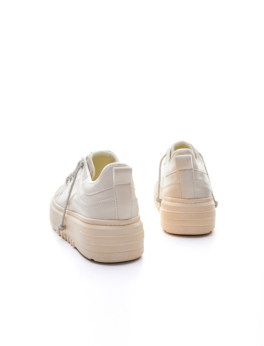 Valmenti Clair Kadın Bej Vegan Spor Ayakkabı