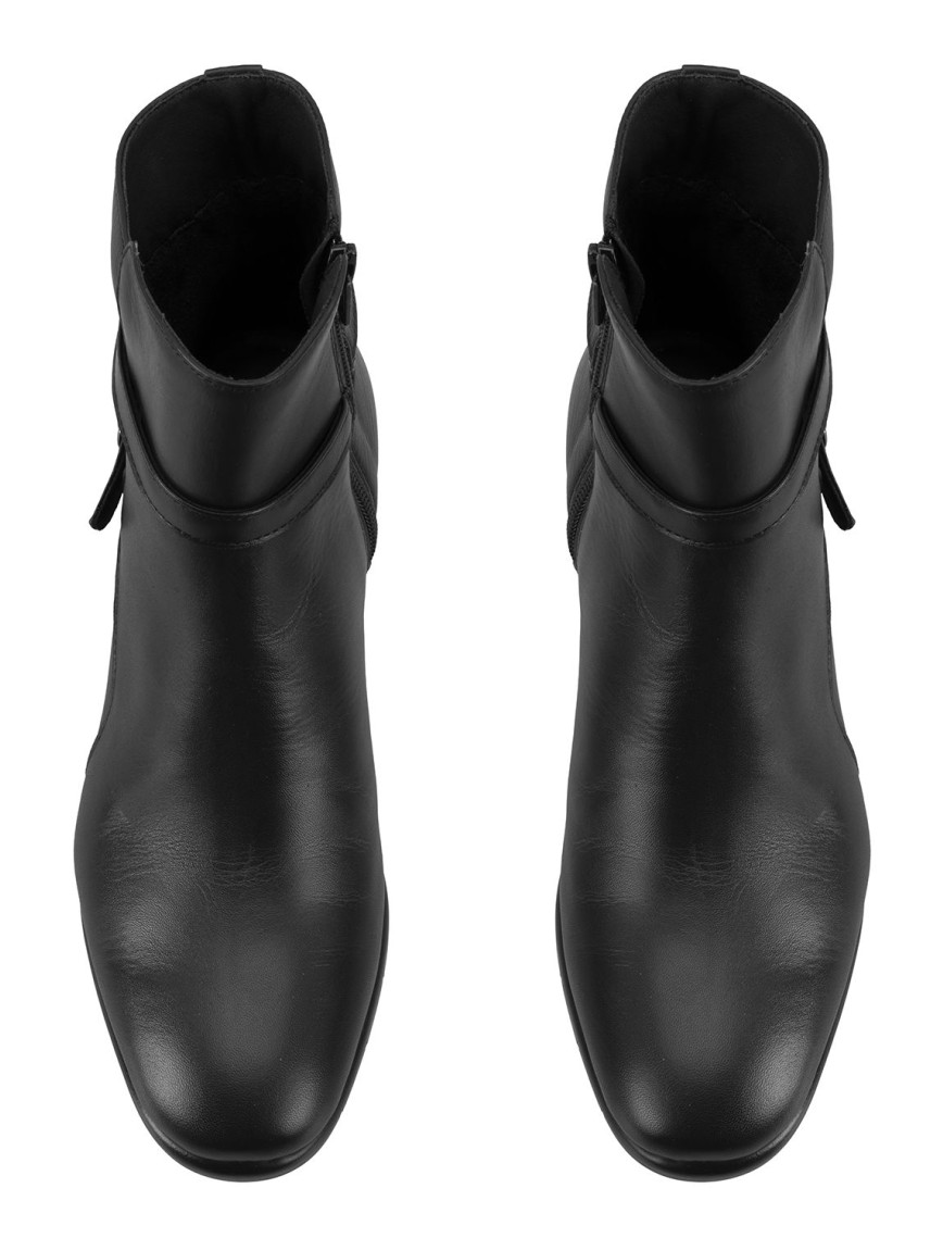 Hallie Siyah Kadın DesaComfort Topuklu Deri Bot Hallie Siyah Kadın DesaComfort Topuklu Deri Bot