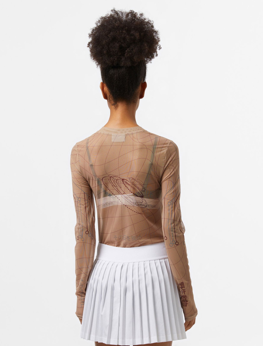 UNITED4 Kadın Krem T-Shirt