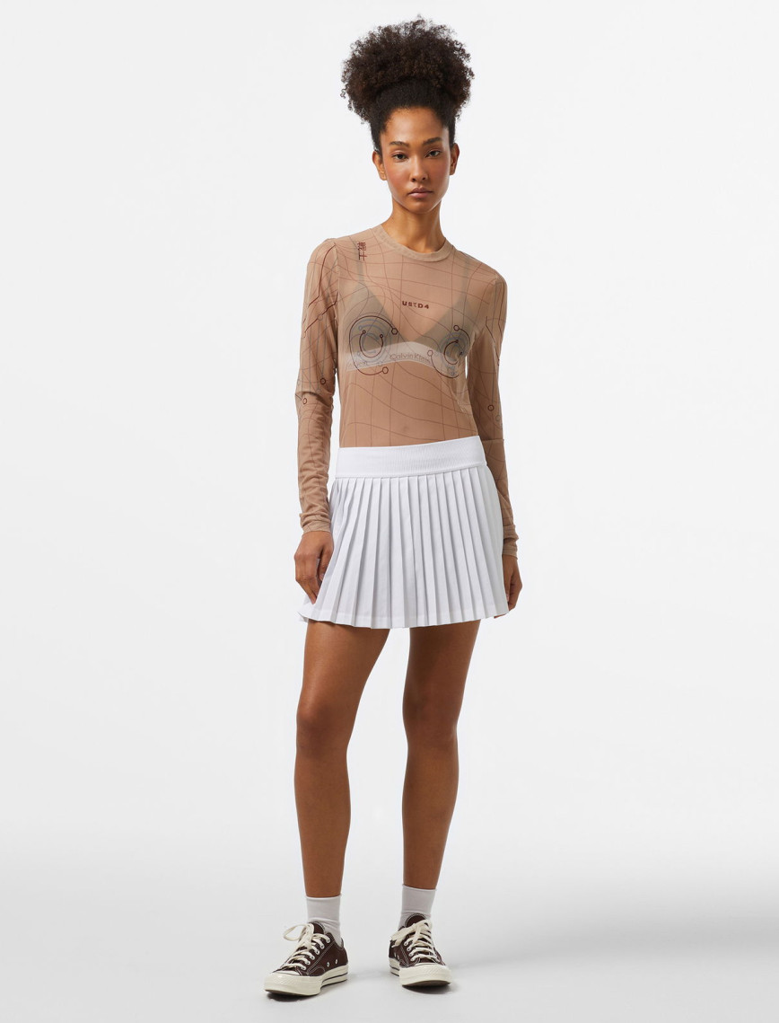 UNITED4 Kadın Krem T-Shirt