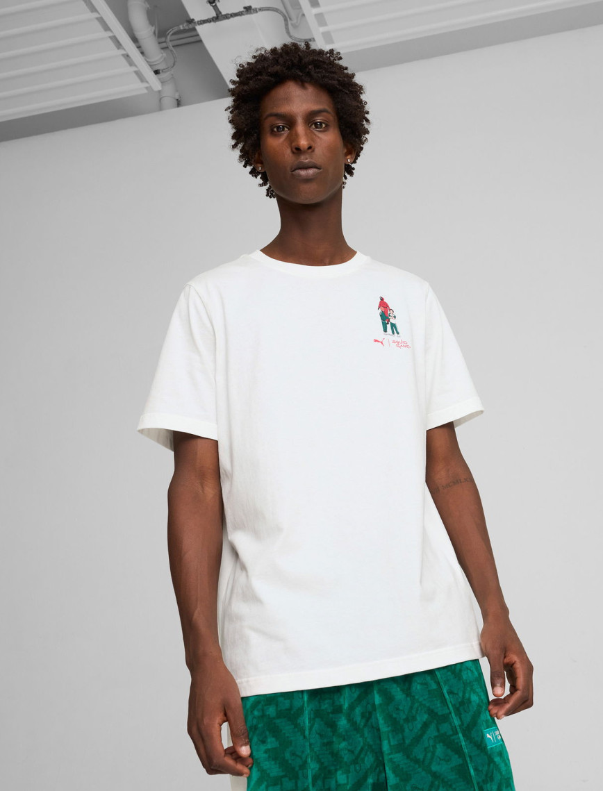 Puma X Squid Game Erkek Yeşil T-Shirt Puma X Squid Game Erkek Yeşil T-Shirt