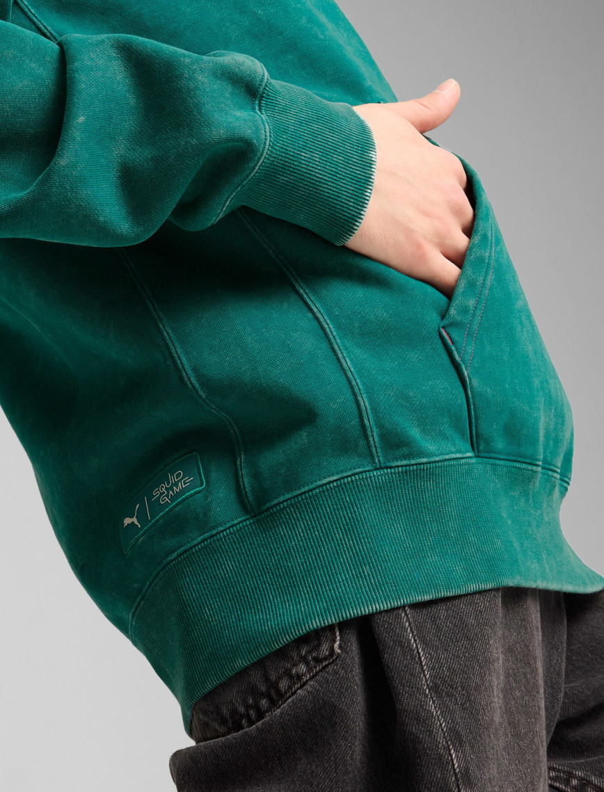 Puma X Squid Game Erkek Yeşil Sweatshirt Puma X Squid Game Erkek Yeşil Sweatshirt