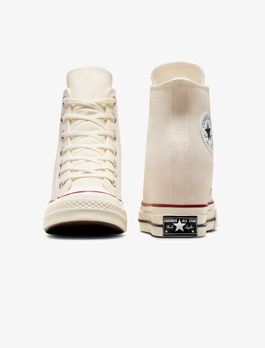 Converse Chuck 70 Wedge Unisex Krem Platform Sneaker Converse Chuck 70 Wedge Unisex Krem Platform Sneaker