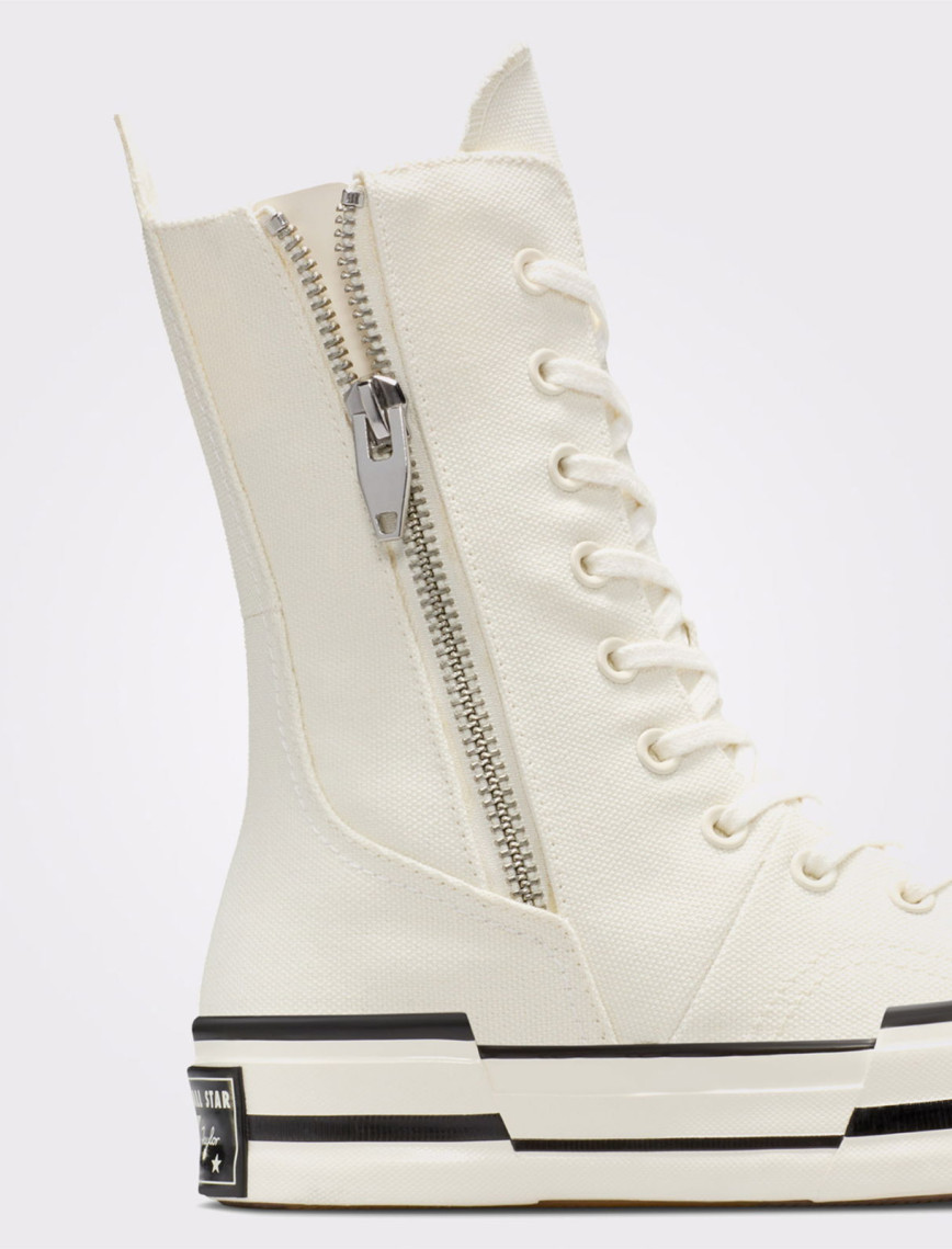 Converse Chuck 70 Plus XHi Unisex Krem Platform Sneaker Converse Chuck 70 Plus XHi Unisex Krem Platform Sneaker