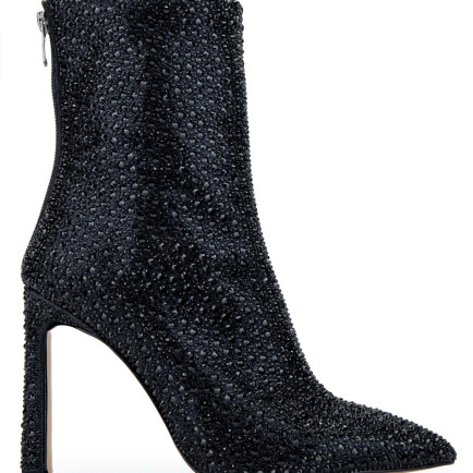 Tamer Tanca Kadın Hakiki Deri Siyah Topuklu Bot