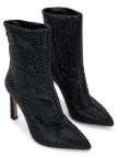 Tamer Tanca Kadın Hakiki Deri Siyah Topuklu Bot Tamer Tanca Kadın Hakiki Deri Siyah Topuklu Bot