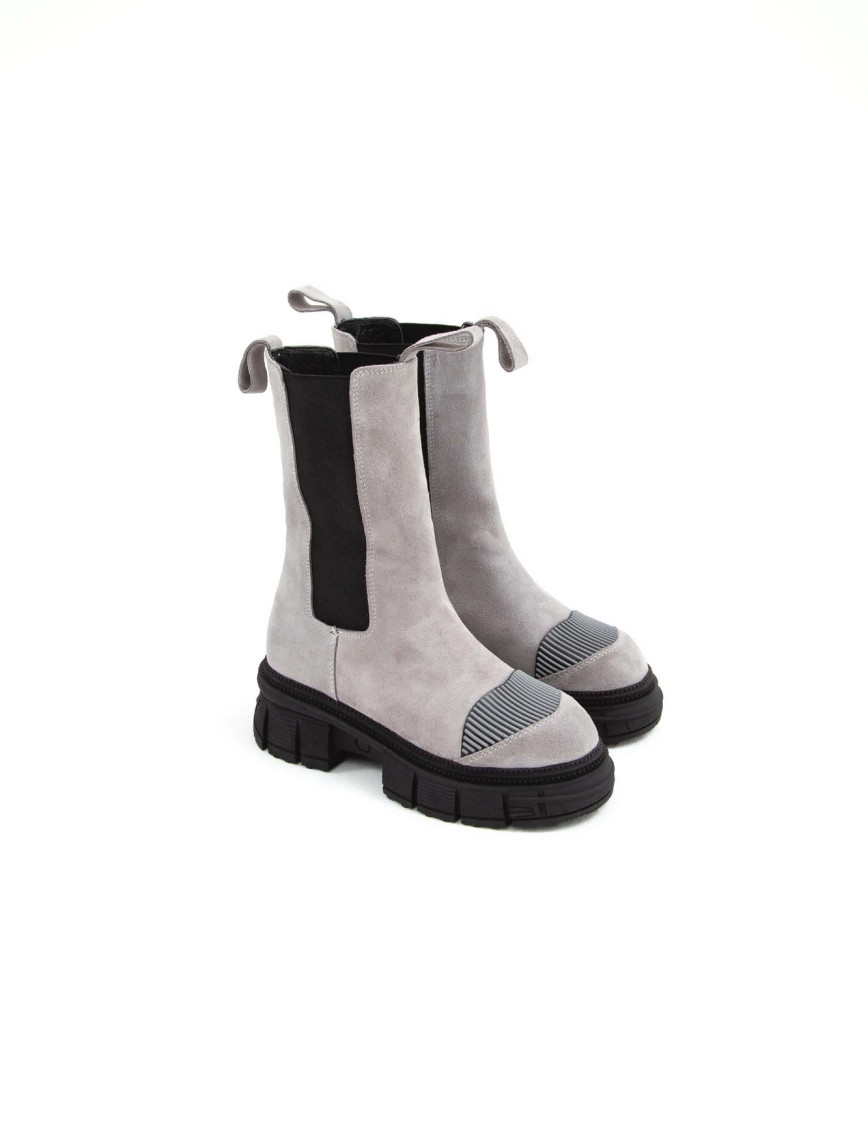 Tamer Tanca Kadın Hakiki Deri Gri Casual Bot Tamer Tanca Kadın Hakiki Deri Gri Casual Bot