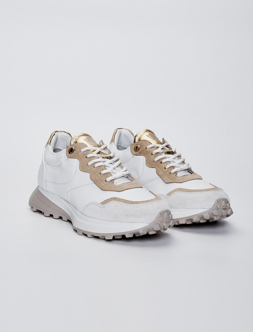 Valmenti Jianna Kadın Beyaz Hakiki Deri Spor Ayakkabı