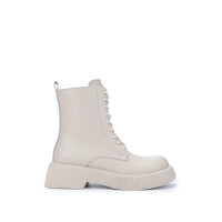 Tamer Tanca Kadın Hakiki Deri Bej Casual Bot Tamer Tanca Kadın Hakiki Deri Bej Casual Bot