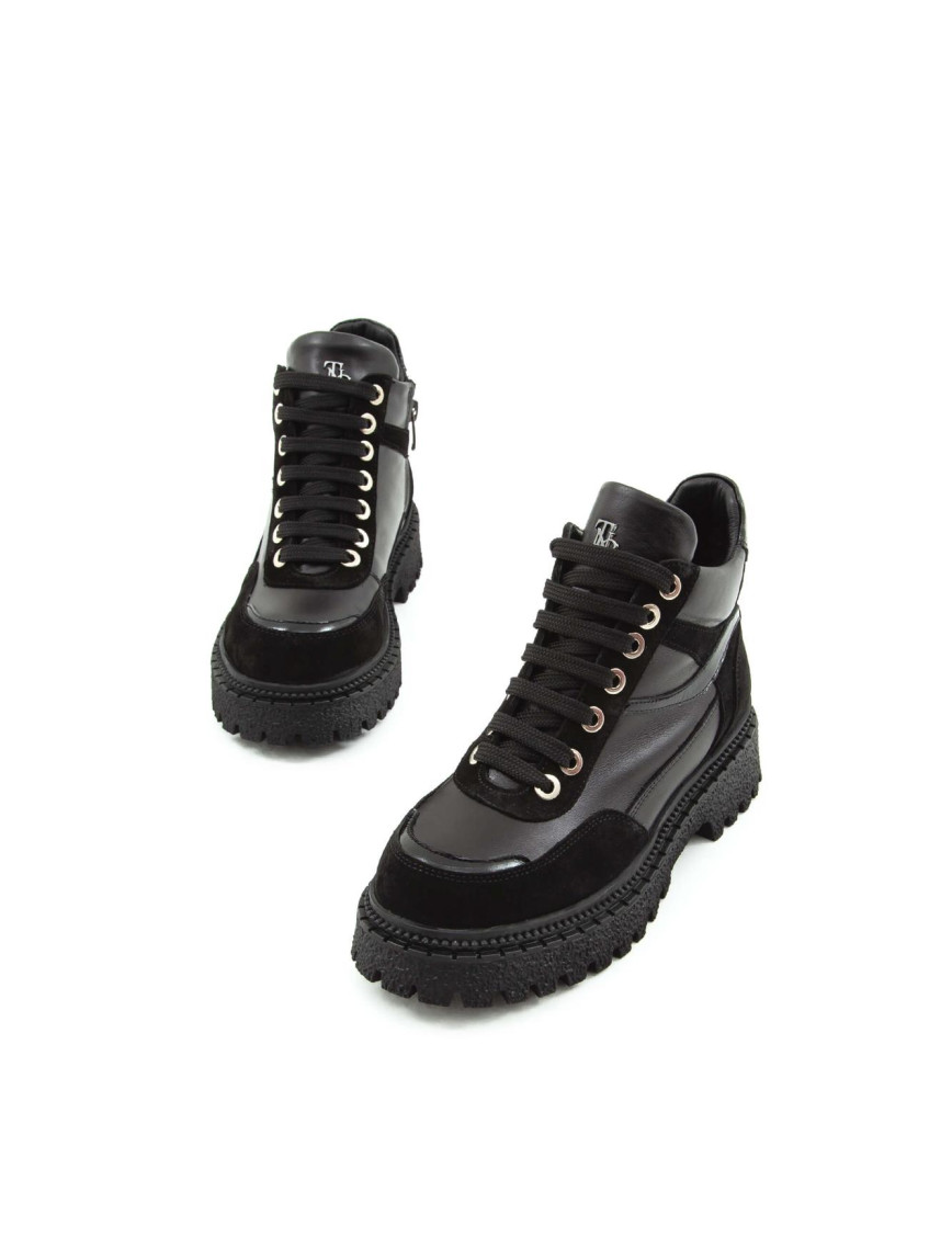 Tamer Tanca Kadın Vegan Siyah Casual Bot Tamer Tanca Kadın Vegan Siyah Casual Bot