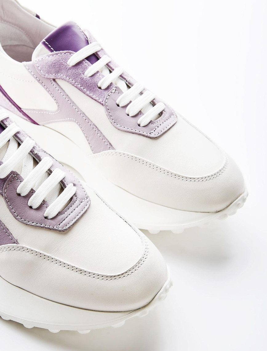 Valmenti Laura Kadın Lila Multi Hakiki Deri Sneakers & Spor Ayakkabı Valmenti Laura Kadın Lila Multi Hakiki Deri Sneakers & Spor Ayakkabı