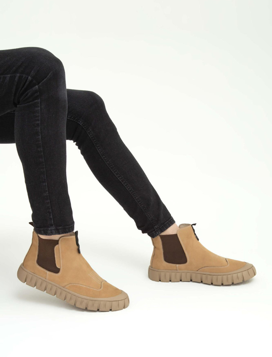 Valmenti Erkek Hakiki Deri Bej Casual Bot Valmenti Erkek Hakiki Deri Bej Casual Bot