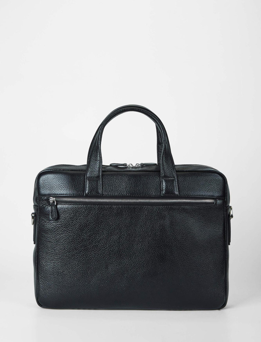 Tamer Tanca Erkek Hakiki Deri Siyah Evrak Çantası Tamer Tanca Erkek Hakiki Deri Siyah Evrak Çantası