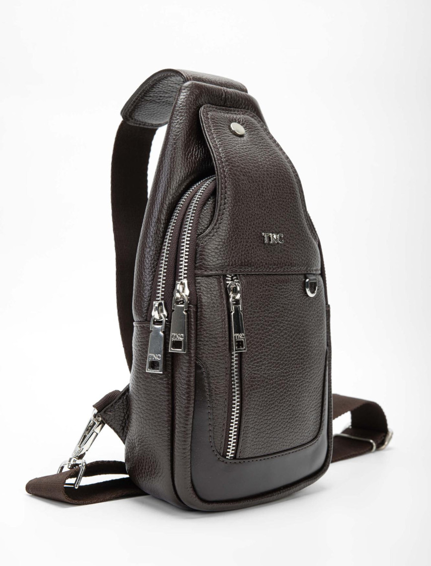 Tamer Tanca Erkek Hakiki Deri Kahverengi Body Bag Çanta Tamer Tanca Erkek Hakiki Deri Kahverengi Body Bag Çanta