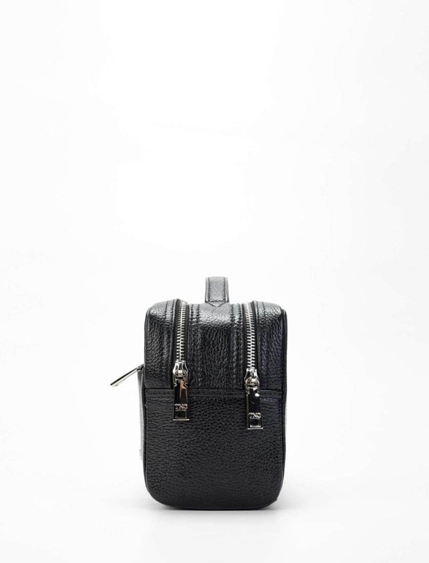 Tamer Tanca Erkek Hakiki Deri Siyah Traş Çantası Tamer Tanca Erkek Hakiki Deri Siyah Traş Çantası