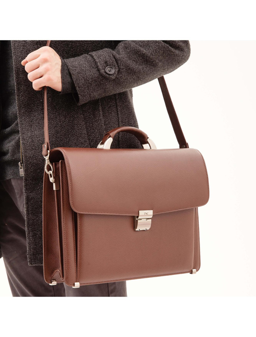 Tamer Tanca Erkek Hakiki Deri Taba Evrak Çantası Tamer Tanca Erkek Hakiki Deri Taba Evrak Çantası