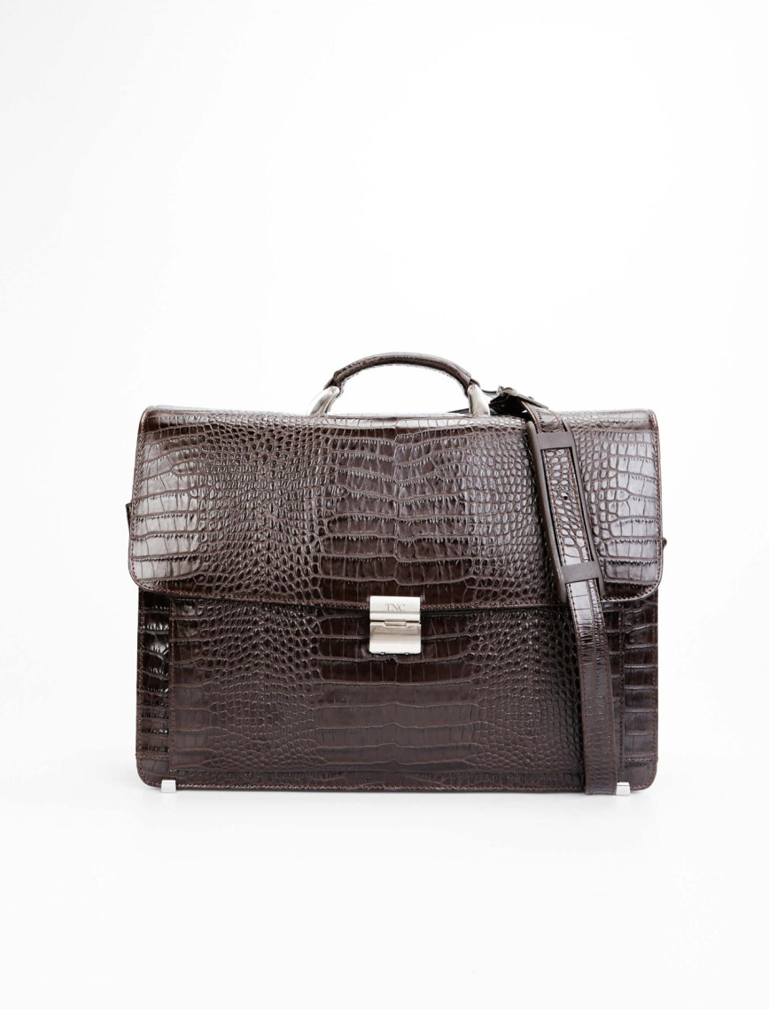 Tamer Tanca Erkek Hakiki Deri Kahverengi Evrak Çantası Tamer Tanca Erkek Hakiki Deri Kahverengi Evrak Çantası