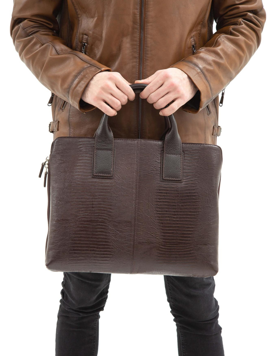 Tamer Tanca Erkek Hakiki Deri Kahverengi Evrak Çantası Tamer Tanca Erkek Hakiki Deri Kahverengi Evrak Çantası