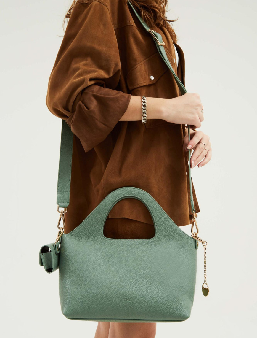 Tamer Tanca Kadın Hakiki Deri Yeşil Kol Çantası Tamer Tanca Kadın Hakiki Deri Yeşil Kol Çantası