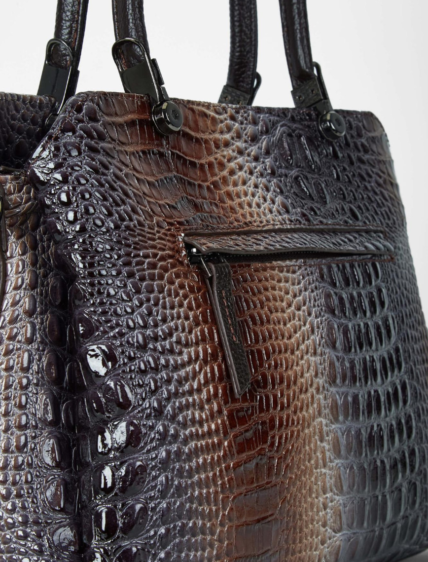 Tamer Tanca Kadın Hakiki Deri Vizon/Lacivert Kol Çantası Tamer Tanca Kadın Hakiki Deri Vizon/Lacivert Kol Çantası