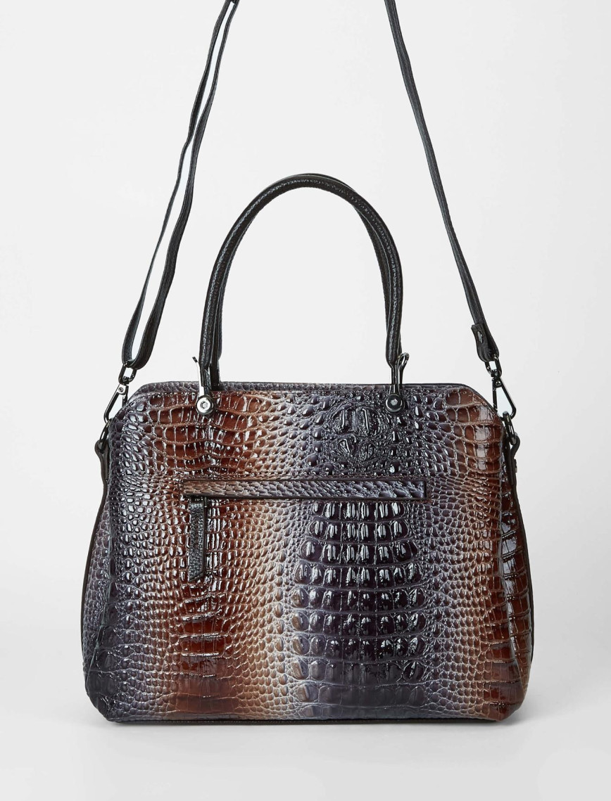 Tamer Tanca Kadın Hakiki Deri Vizon/Lacivert Kol Çantası Tamer Tanca Kadın Hakiki Deri Vizon/Lacivert Kol Çantası