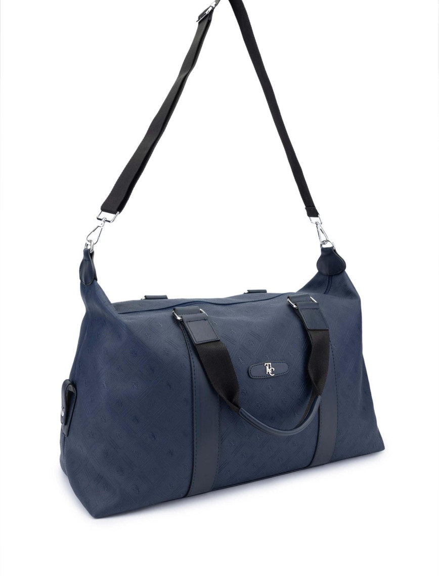 Tamer Tanca Kadın Vegan Lacivert El Valizi Çanta