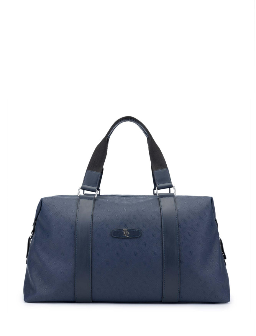 Tamer Tanca Kadın Vegan Lacivert El Valizi Çanta