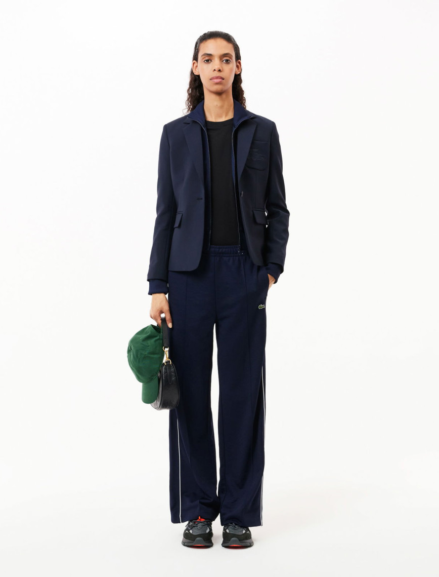 Lacoste Kadın Relaxed Fit Bisiklet Yaka Siyah T-Shirt Lacoste Kadın Relaxed Fit Bisiklet Yaka Siyah T-Shirt