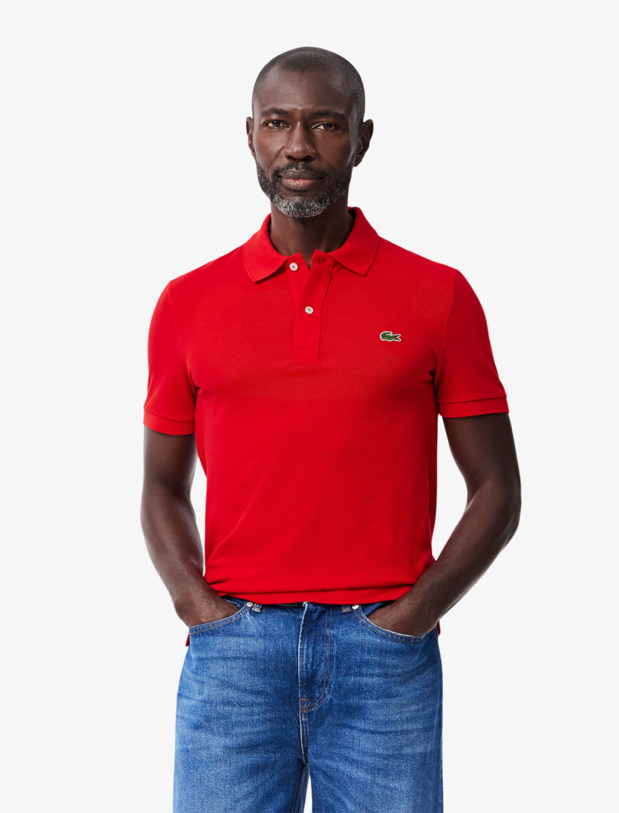 Lacoste L.12.12 Erkek Slim Fit Kırmızı Polo Lacoste L.12.12 Erkek Slim Fit Kırmızı Polo