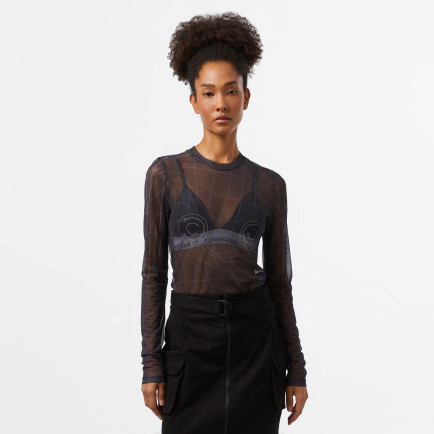 UNITED4 Kadın Siyah T-Shirt UNITED4 Kadın Siyah T-Shirt