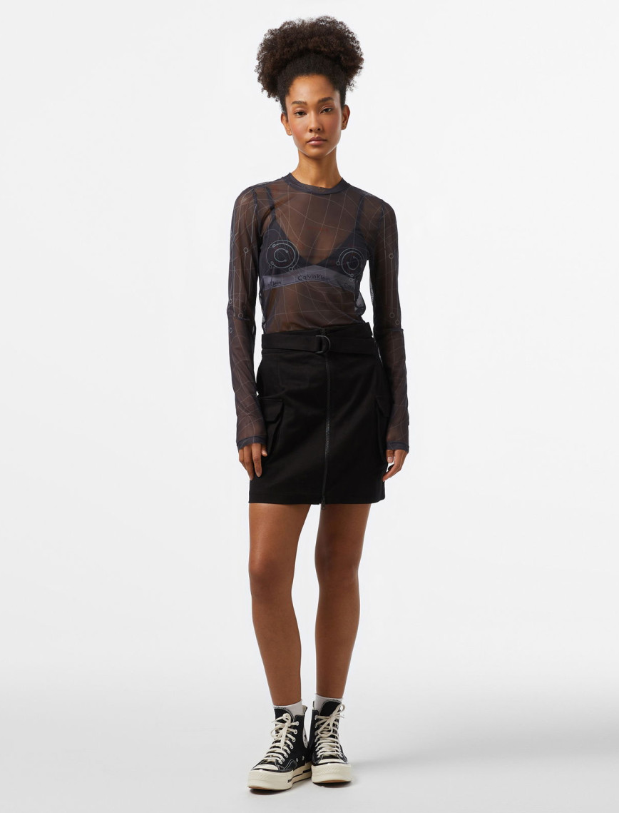 UNITED4 Kadın Siyah T-Shirt