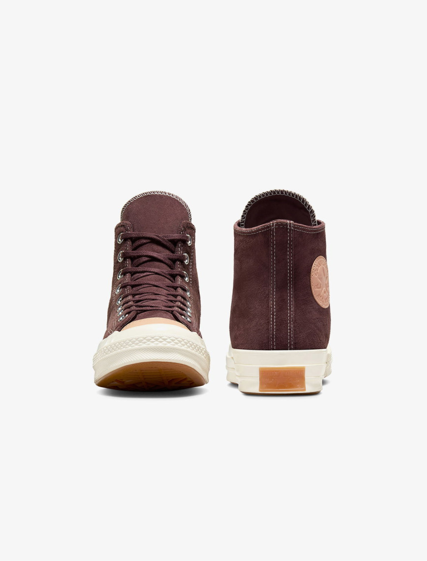 Converse Chuck 70 Taylored Lux Unisex Kahverengi Deri Sneaker Converse Chuck 70 Taylored Lux Unisex Kahverengi Deri Sneaker