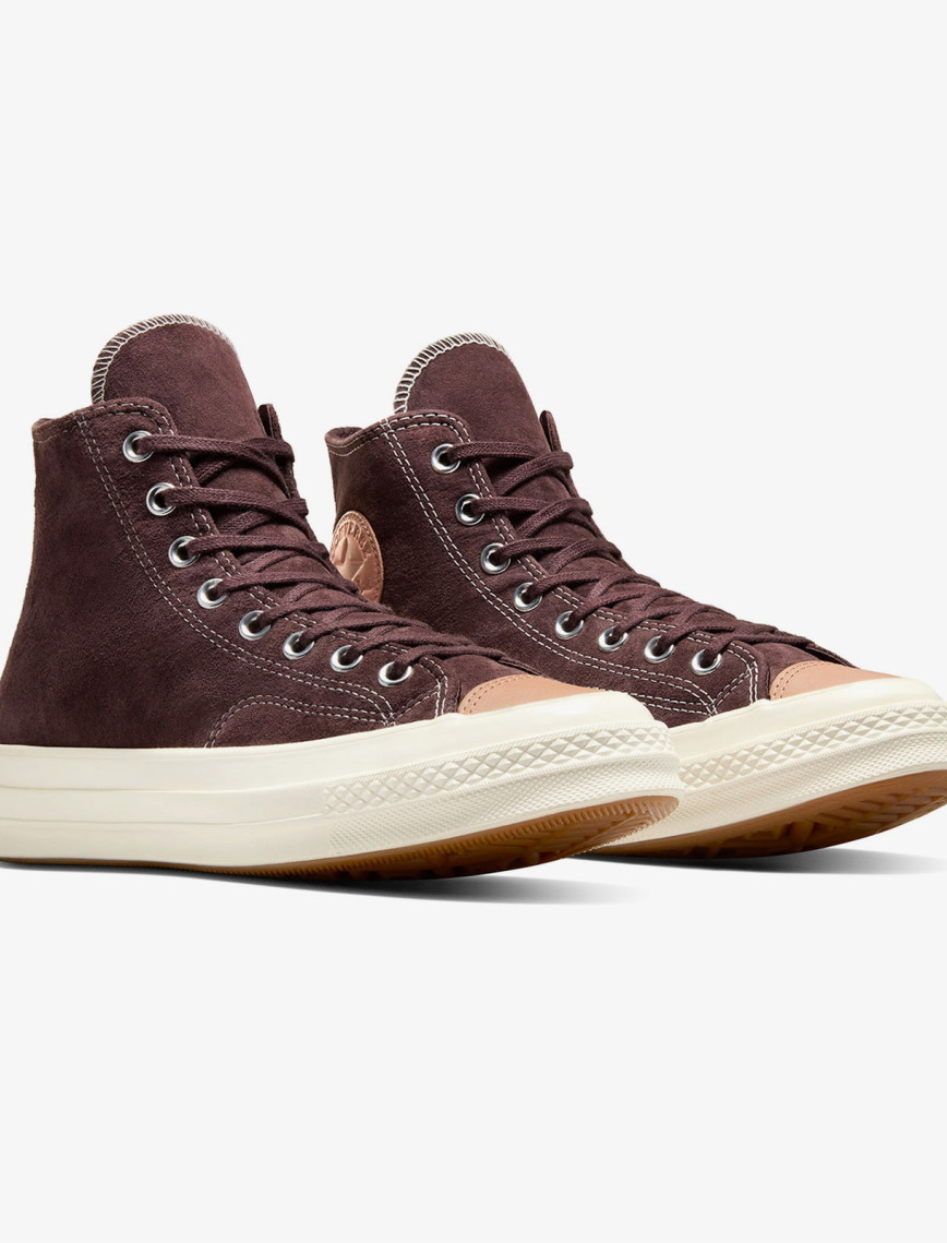 Converse Chuck 70 Taylored Lux Unisex Kahverengi Deri Sneaker Converse Chuck 70 Taylored Lux Unisex Kahverengi Deri Sneaker