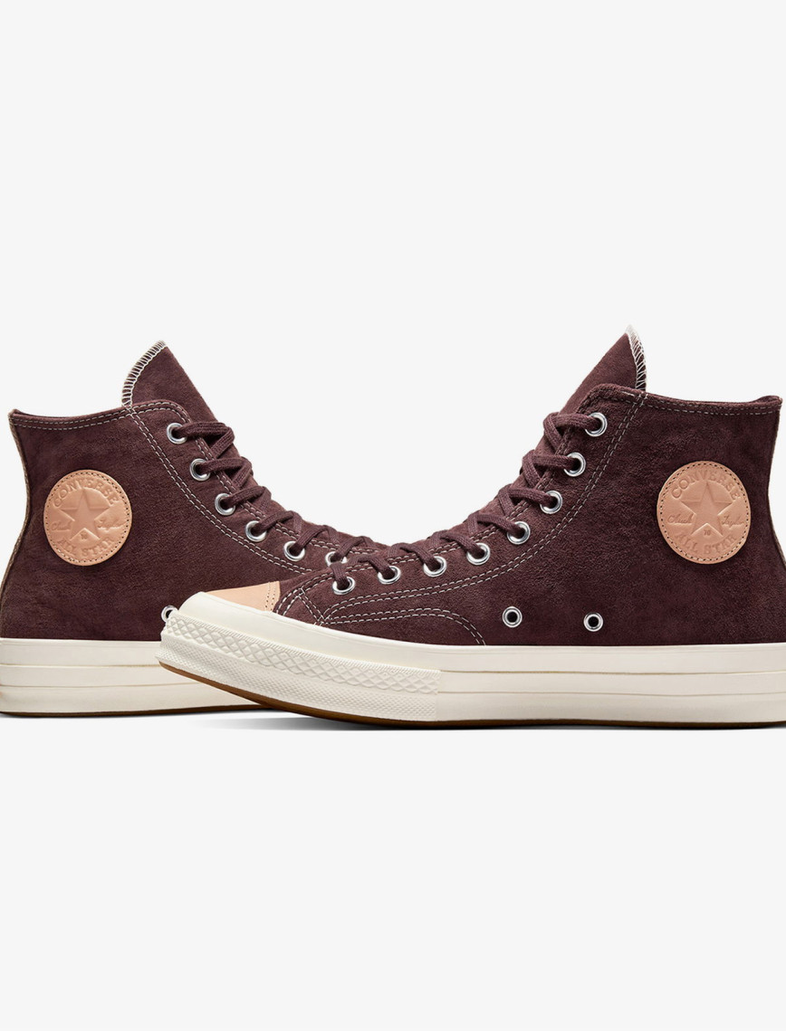 Converse Chuck 70 Taylored Lux Unisex Kahverengi Deri Sneaker Converse Chuck 70 Taylored Lux Unisex Kahverengi Deri Sneaker
