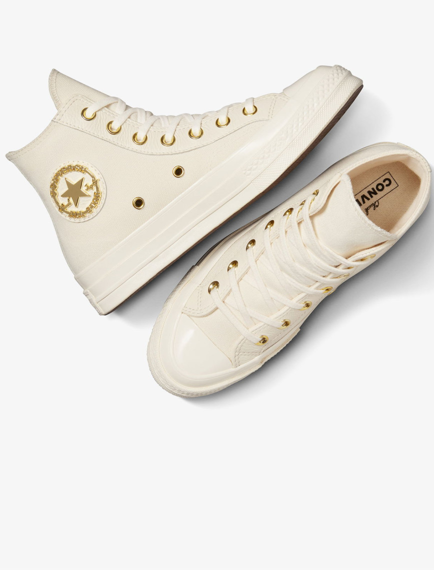 Converse Chuck 70 Taylored Lux Unisex Krem Sneaker Converse Chuck 70 Taylored Lux Unisex Krem Sneaker
