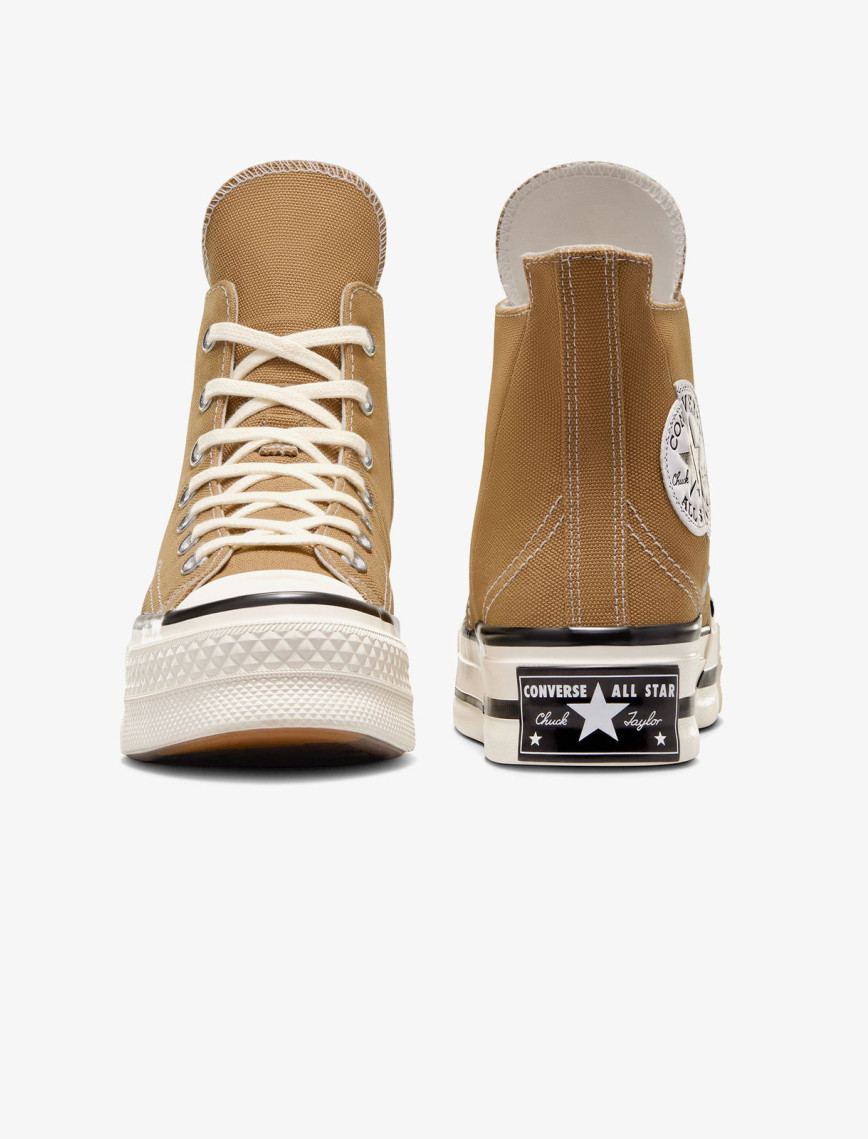 Converse Chuck 70 Plus Unisex Kahverengi Platform Sneaker Converse Chuck 70 Plus Unisex Kahverengi Platform Sneaker
