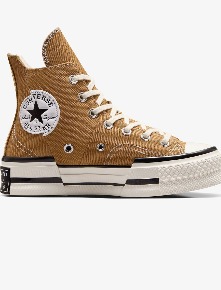 Converse Chuck 70 Plus Unisex Kahverengi Platform Sneaker Converse Chuck 70 Plus Unisex Kahverengi Platform Sneaker