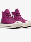 Converse Chuck Taylor All Star Lift Unisex Mor Süet Platform Sneaker Converse Chuck Taylor All Star Lift Unisex Mor Süet Platform Sneaker