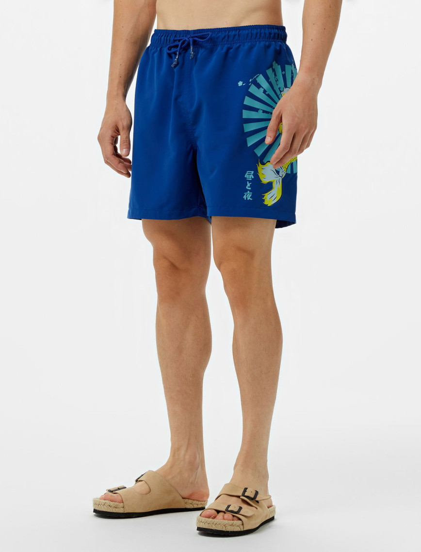 UNITED4 Classic Erkek Lacivert Deniz Şortu