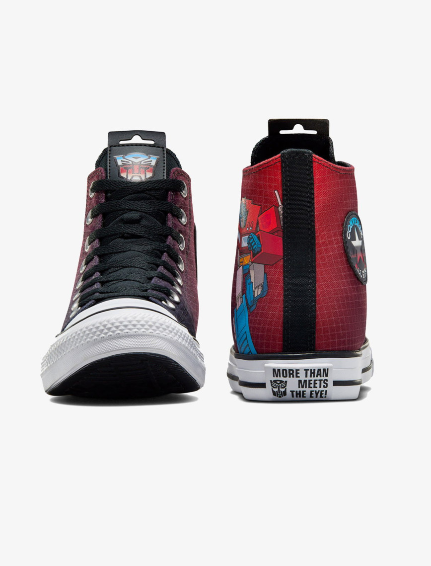 Converse x Transformers Chuck Taylor All Star Unisex Siyah Sneaker Converse x Transformers Chuck Taylor All Star Unisex Siyah Sneaker