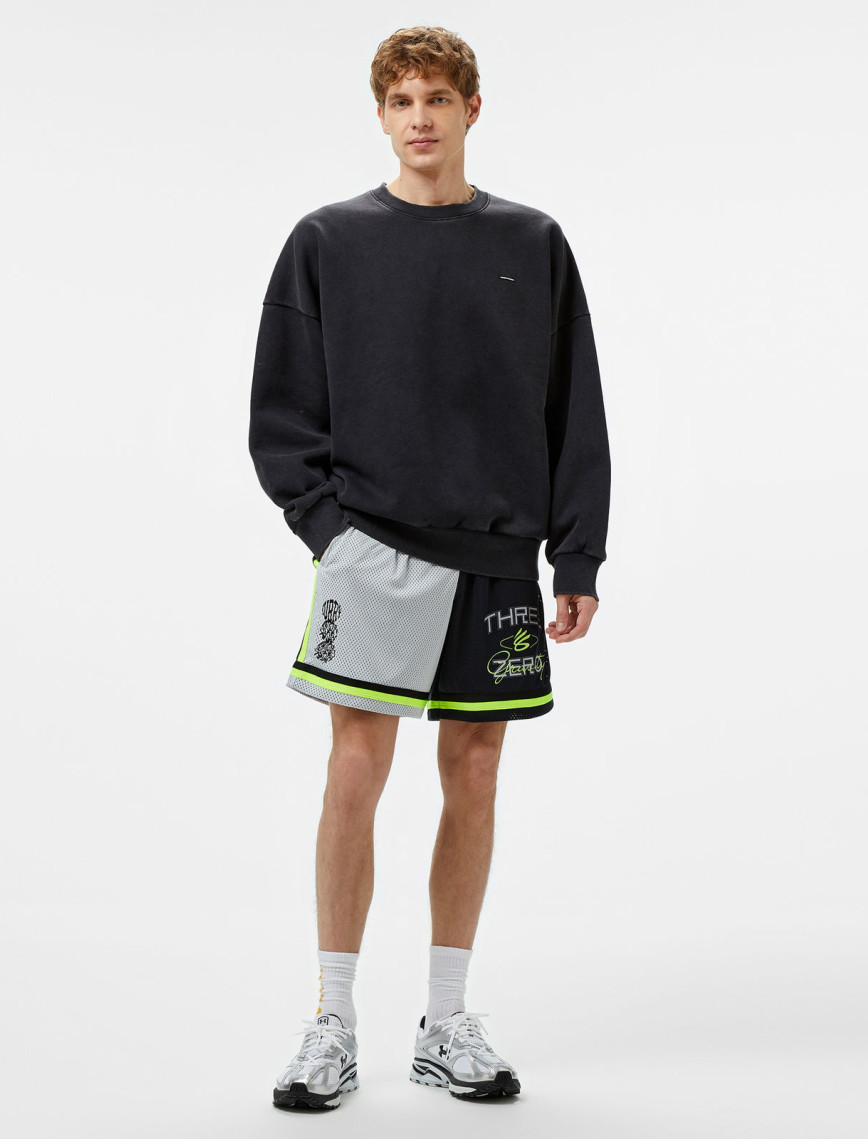 Under Armour icon Hwt Flc Wash Os Crew Erkek Siyah Sweatshirt Under Armour icon Hwt Flc Wash Os Crew Erkek Siyah Sweatshirt