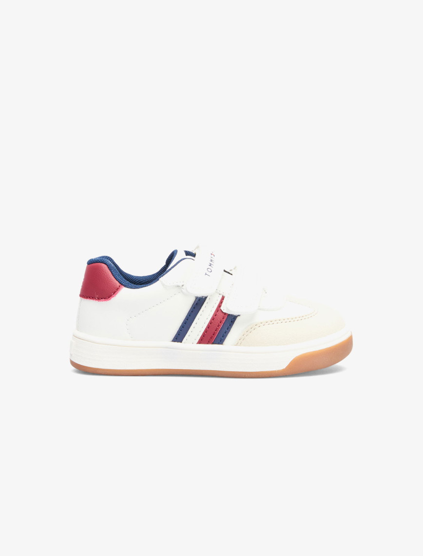Tommy Hilfiger Flag Low Cut Lace Up Velcro Bebek Bej Spor Ayakkabı Tommy Hilfiger Flag Low Cut Lace Up Velcro Bebek Bej Spor Ayakkabı