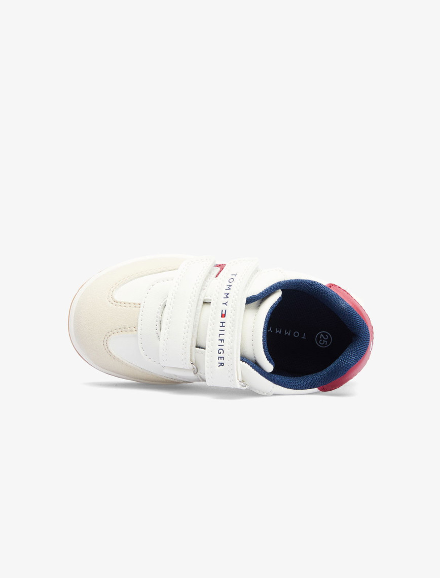 Tommy Hilfiger Flag Low Cut Lace Up Velcro Bebek Bej Spor Ayakkabı Tommy Hilfiger Flag Low Cut Lace Up Velcro Bebek Bej Spor Ayakkabı