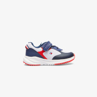 Tommy Hilfiger Flag Low Cut Lace Up Velcro Bebek Lacivert Spor Ayakkabı