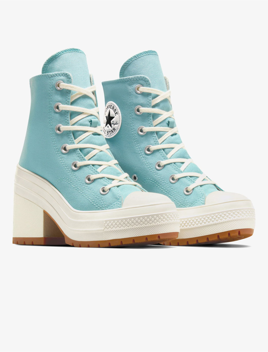 Converse Chuck 70 De Luxe Heel Kadın Mavi Platform Sneaker Converse Chuck 70 De Luxe Heel Kadın Mavi Platform Sneaker