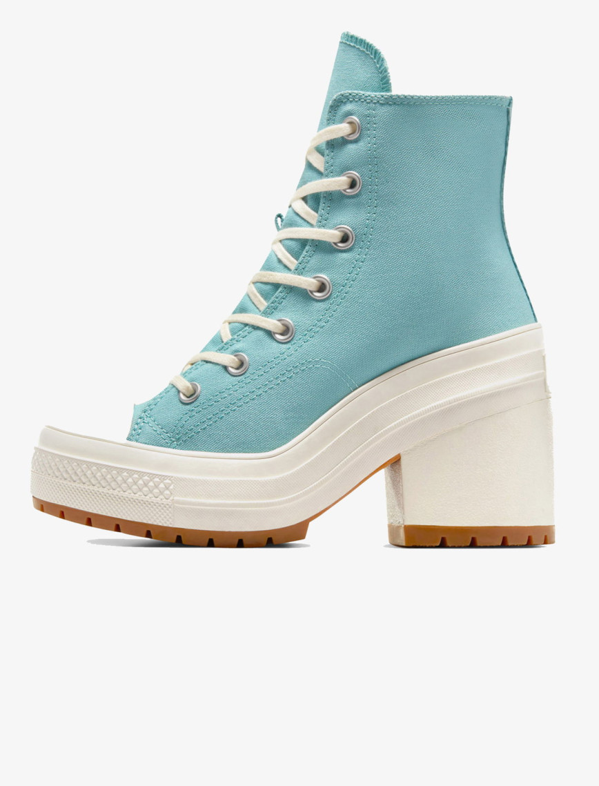 Converse Chuck 70 De Luxe Heel Kadın Mavi Platform Sneaker Converse Chuck 70 De Luxe Heel Kadın Mavi Platform Sneaker