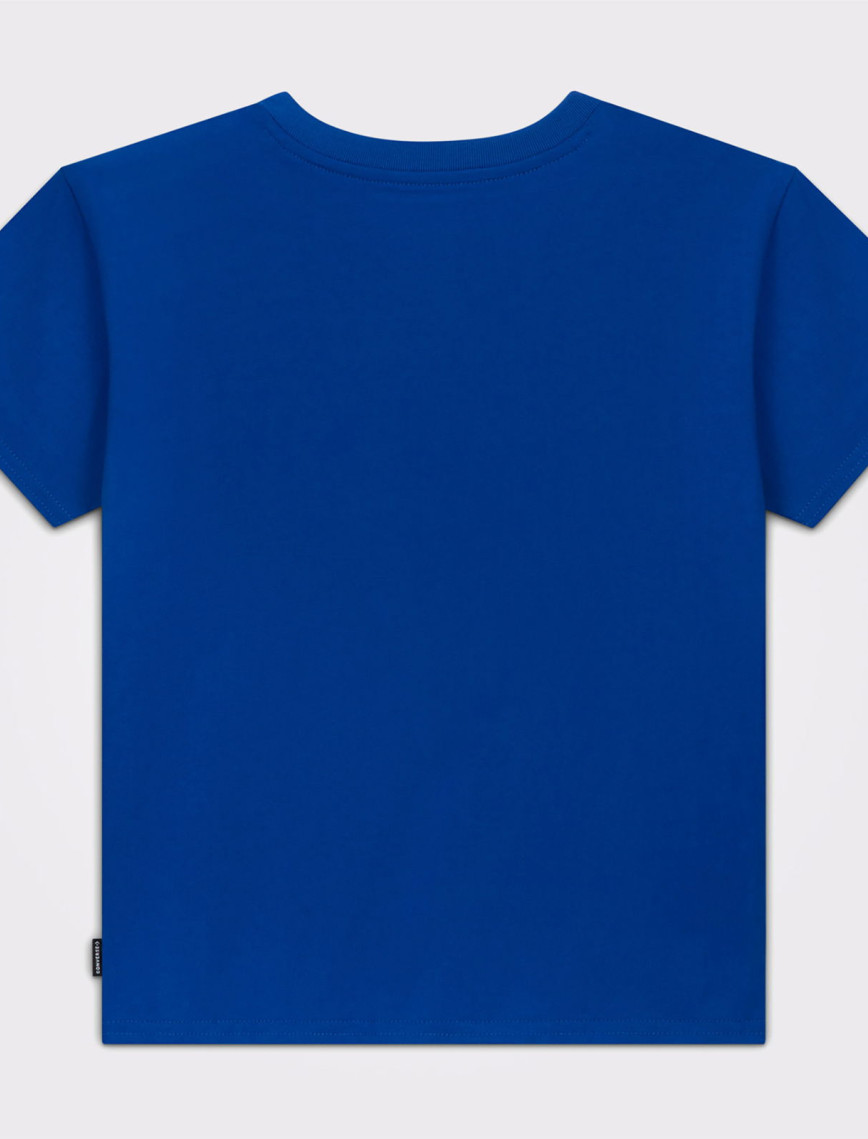 Converse Slim Fit Kadın Mavi T-Shirt Converse Slim Fit Kadın Mavi T-Shirt