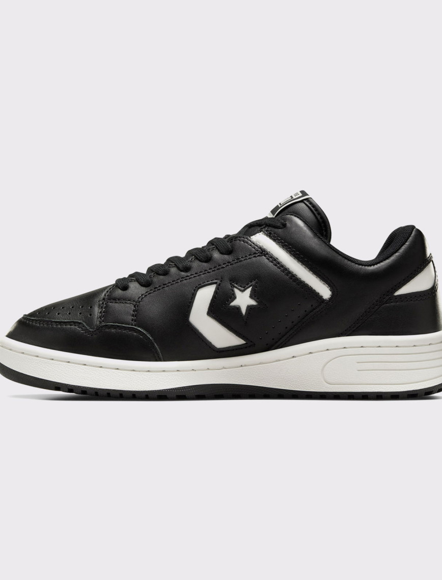 Converse CONS Weapon Unisex Siyah Deri Sneaker Converse CONS Weapon Unisex Siyah Deri Sneaker